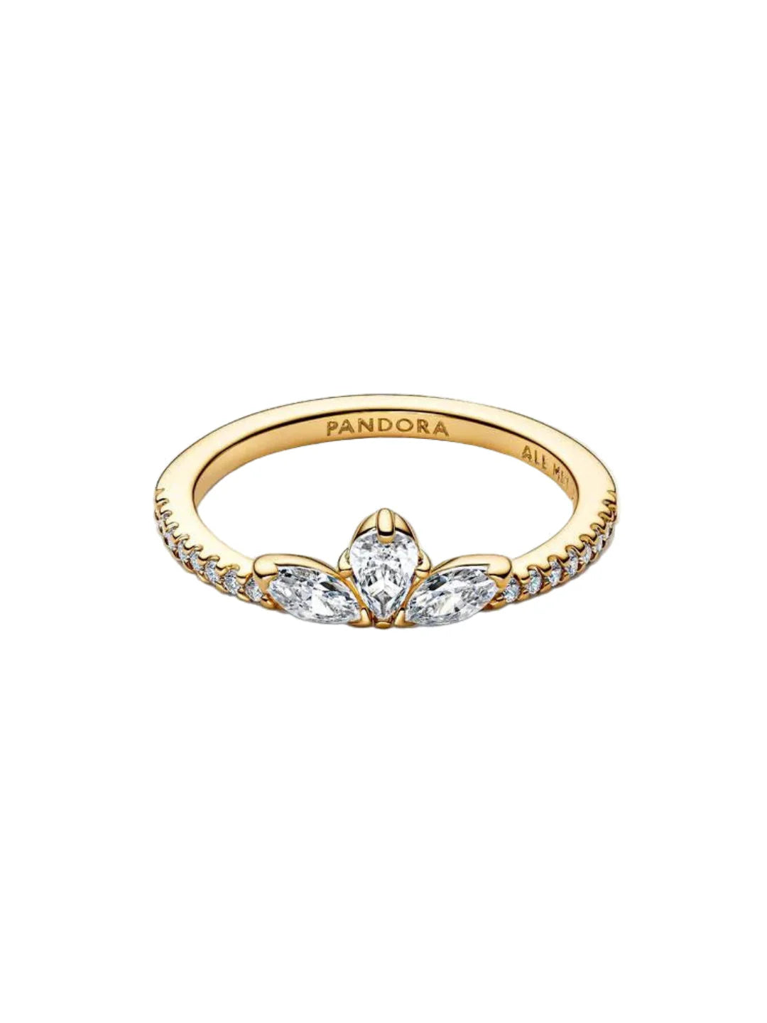 Pandora Sparkling Herbarium Cluster Ring