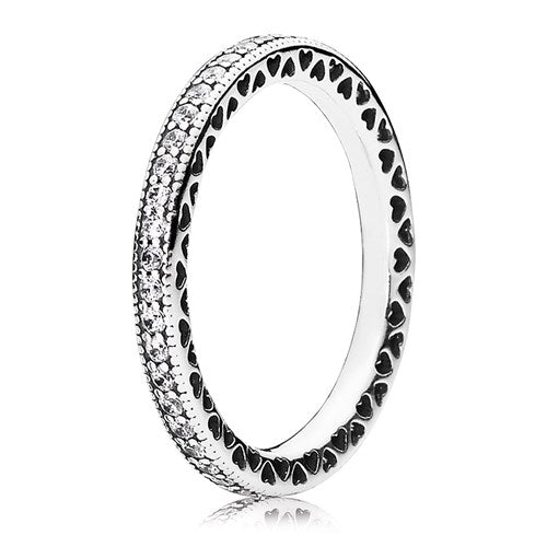 Pandora Sparkle & Hearts Ring