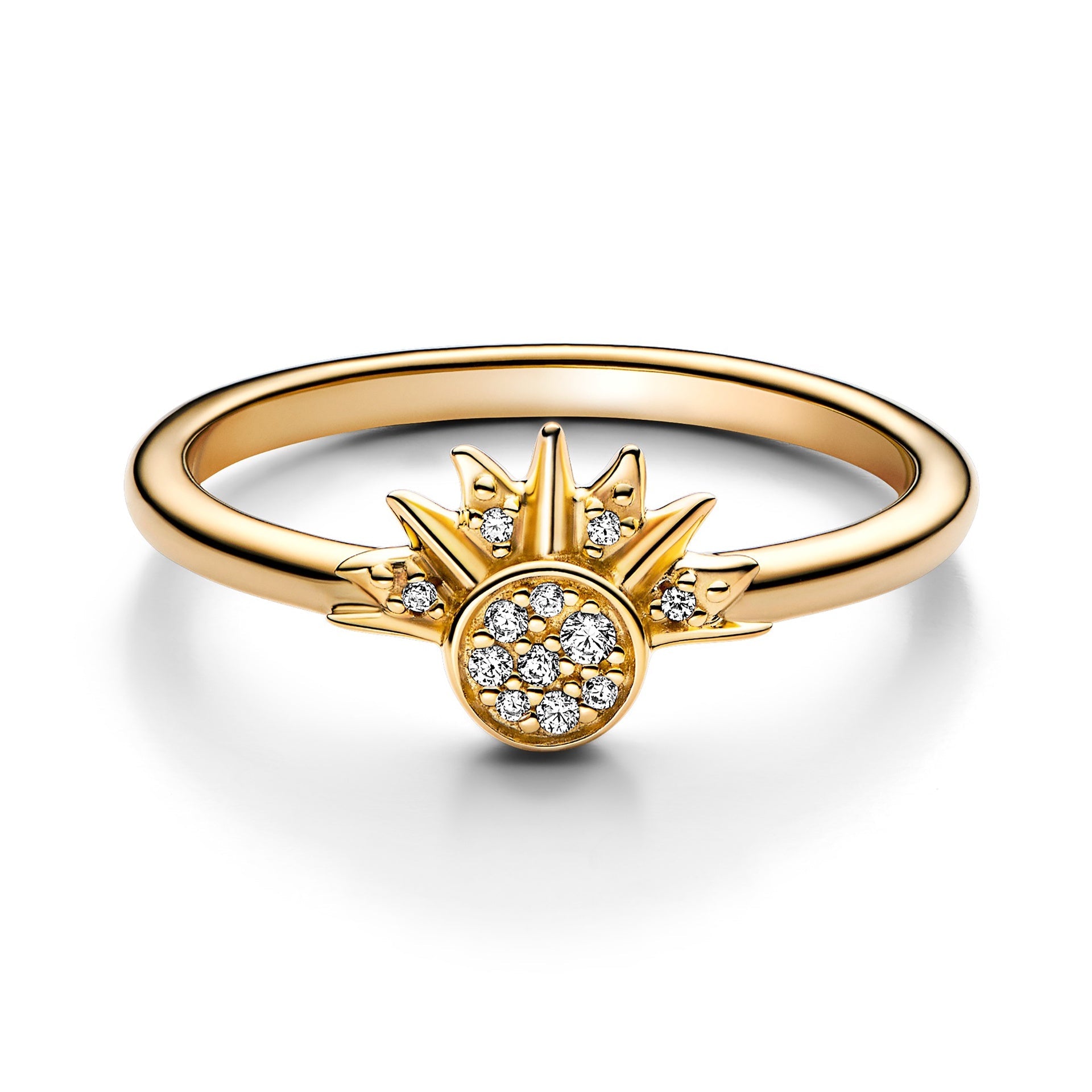 Celestial Sparkling Sun Ring