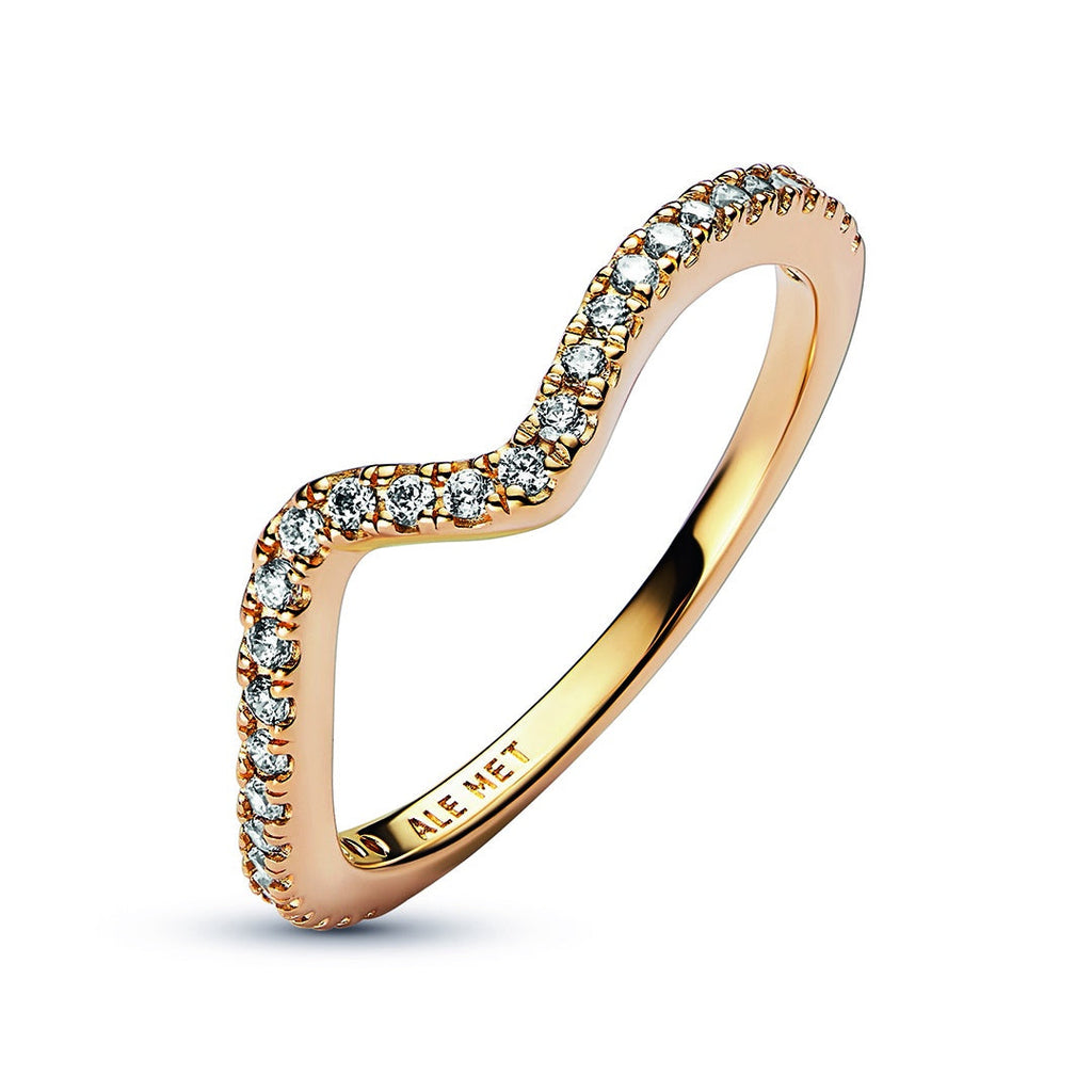Sparkling Wave Ring