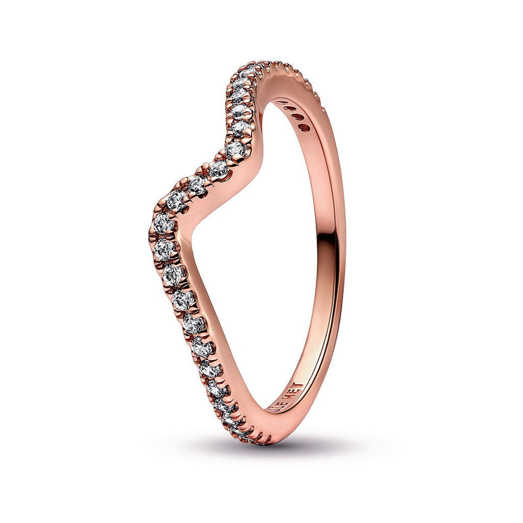 Sparkling Wave Ring