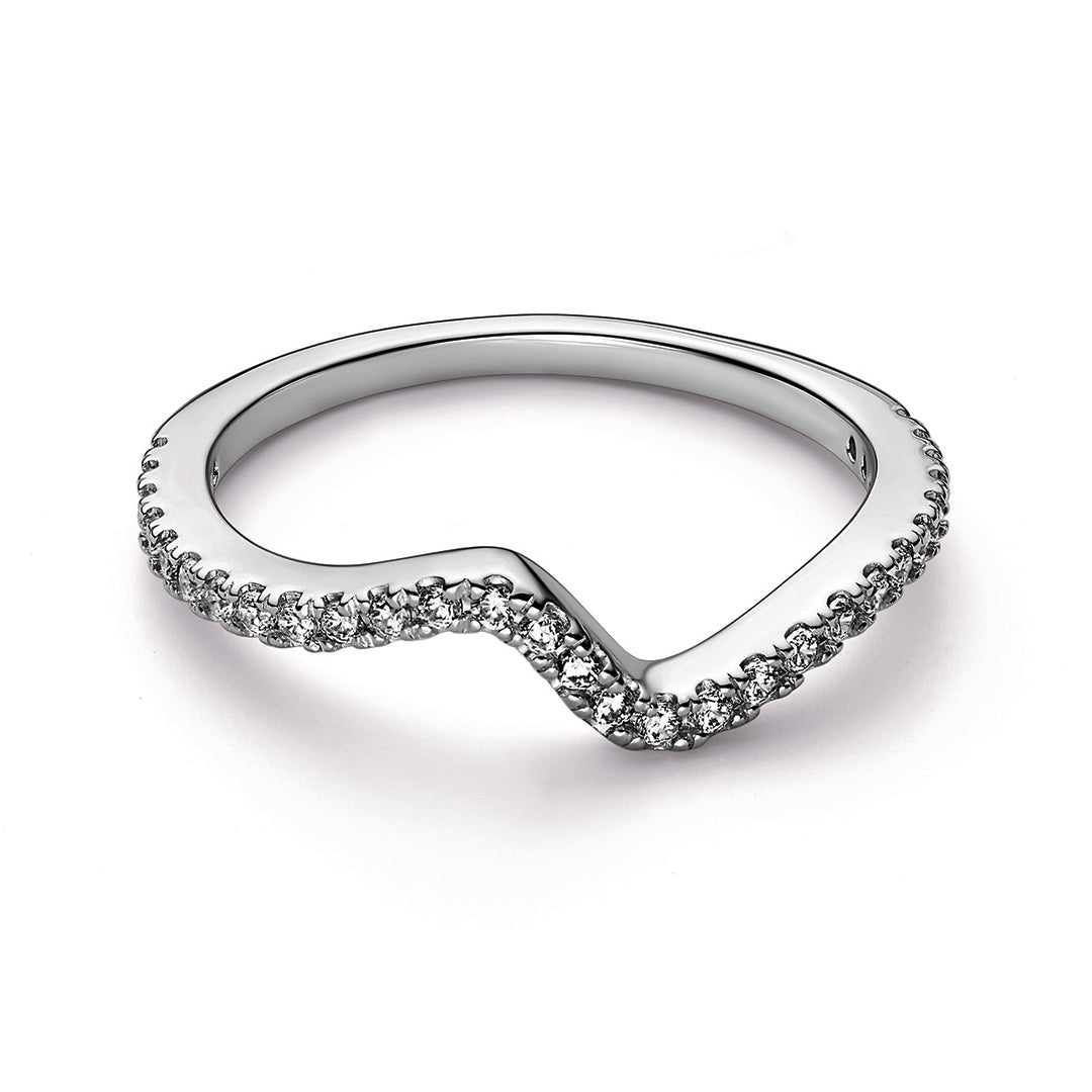 Sparkling Wave Ring