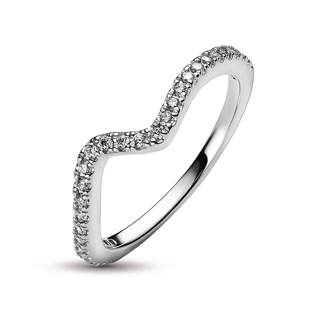 Sparkling Wave Ring