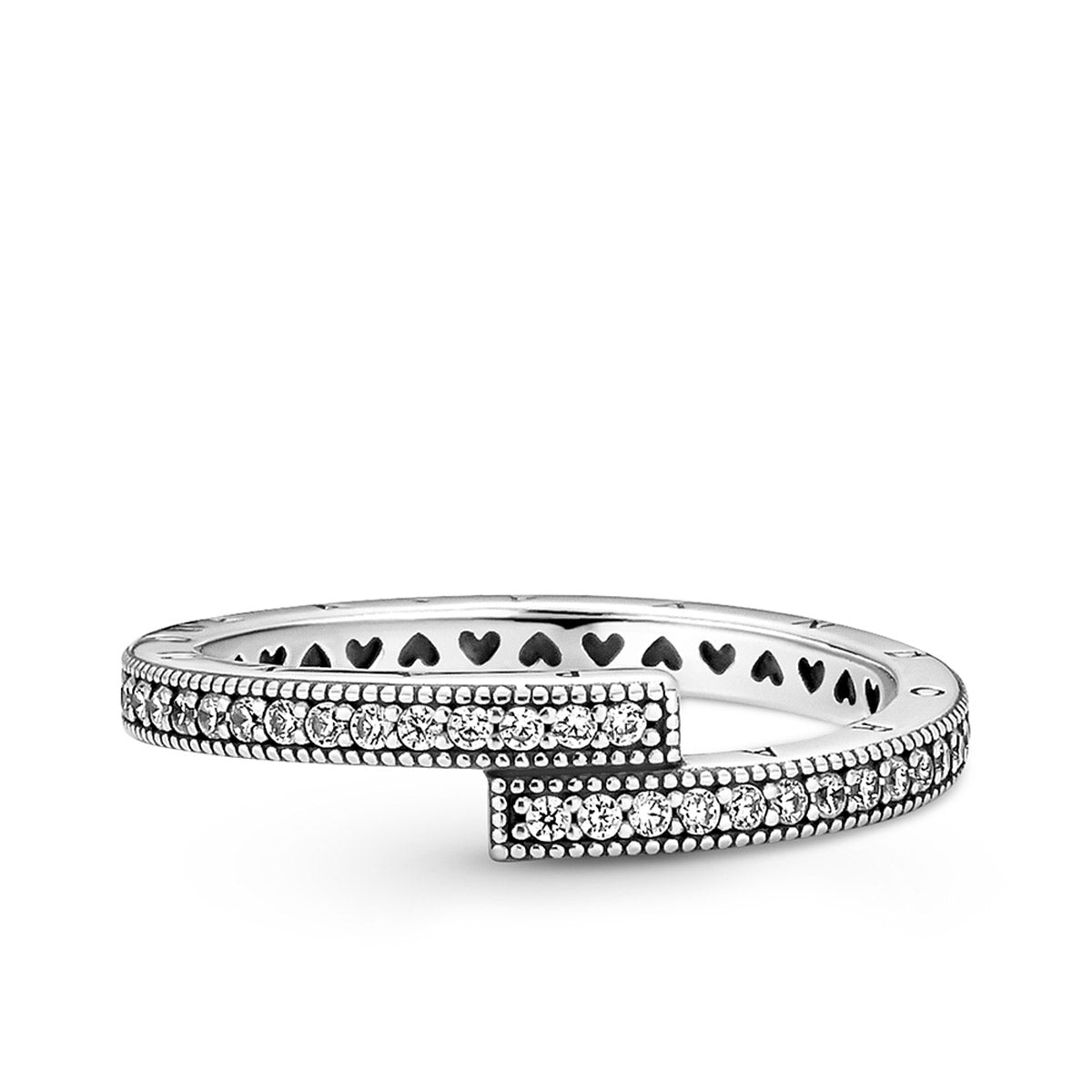 Pandora Sparkling Overlapping Ring